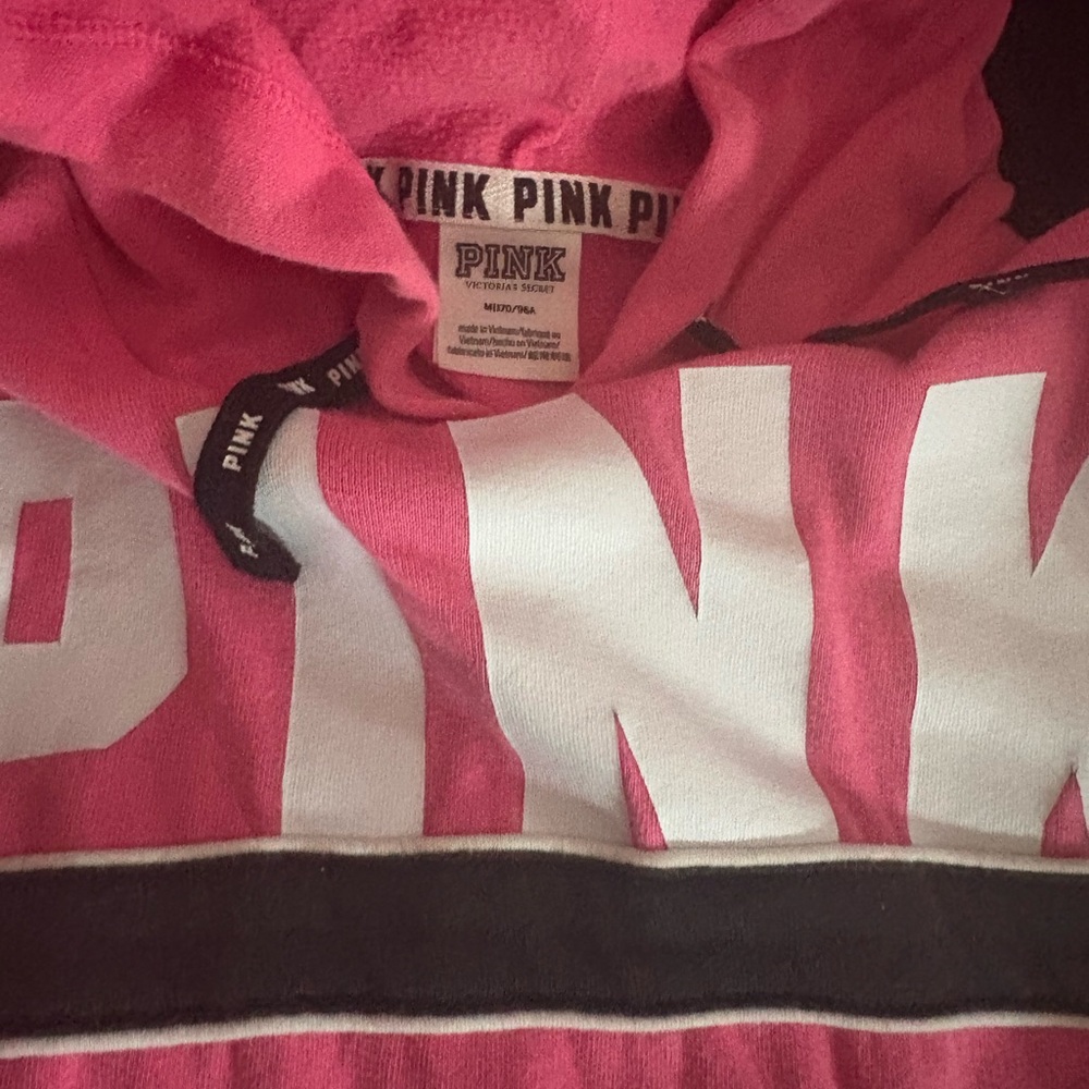 Victoria's Secret Pink Sweatshirt with White Lettering